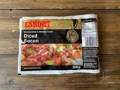 Bacon - Eskort Diced, Chilled (200g)