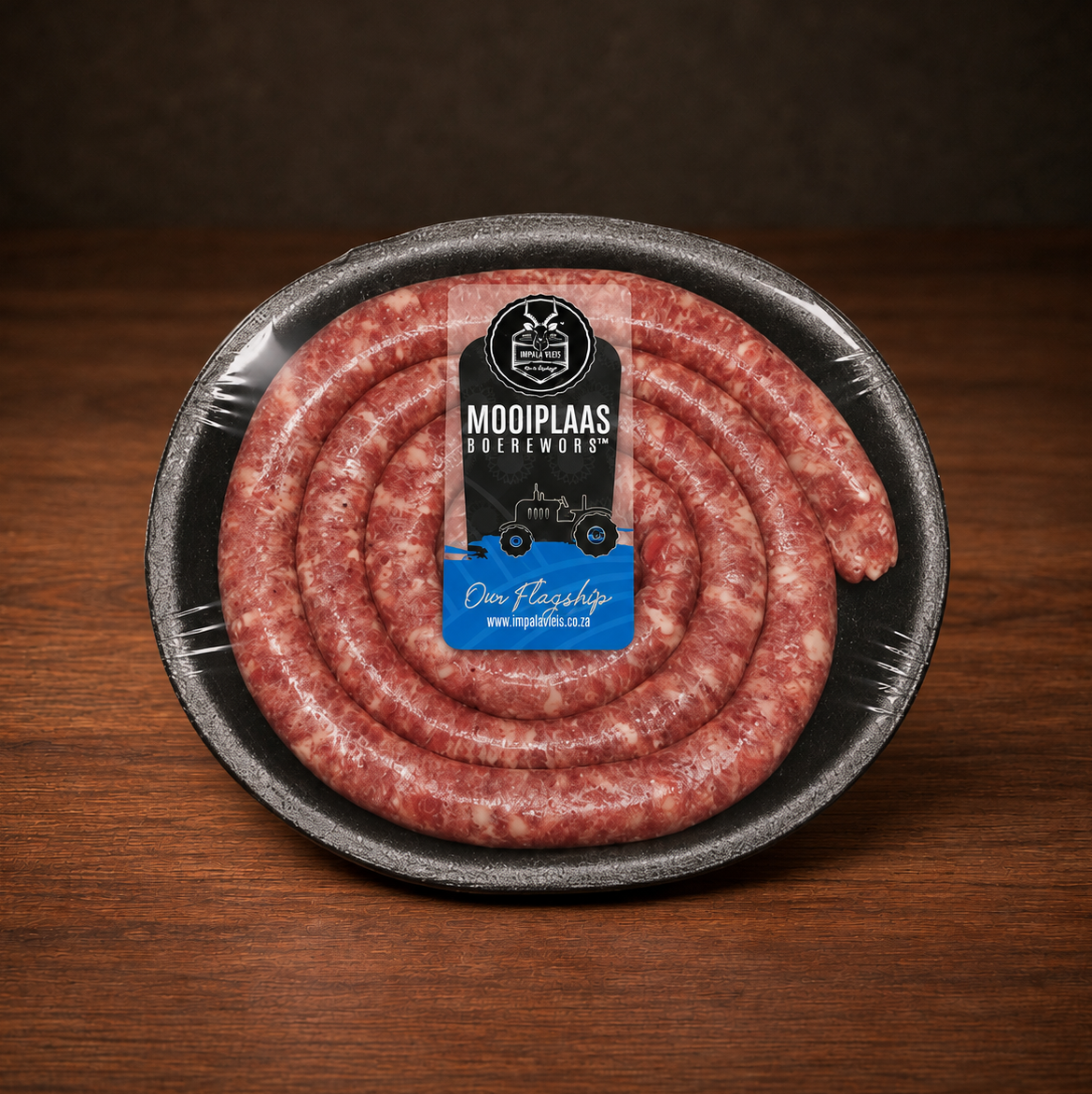 .Dun Mooiplaas Boerewors - Thin Sheep Casing (400g)