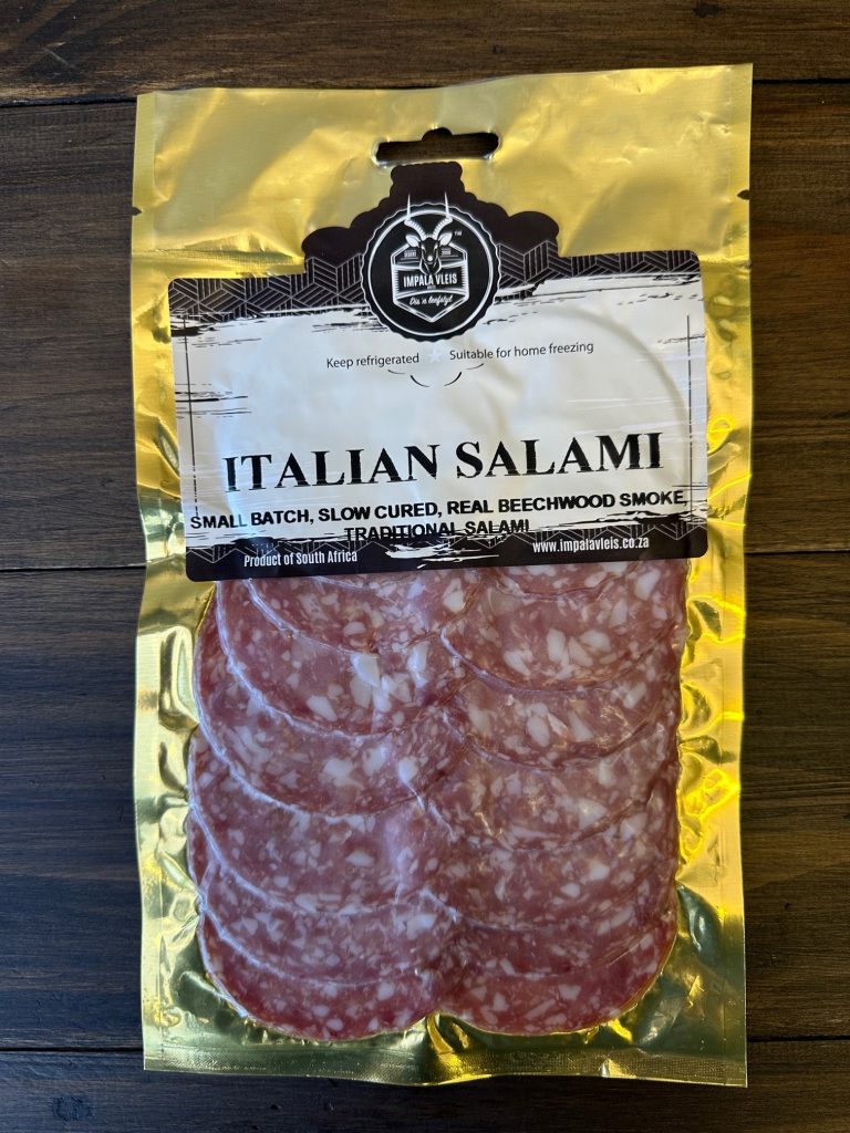 Impala Italian Salami Sliced (100g) Impala Vleis Brits™