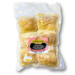 Lupo Ciabatta Sweet Chilli, Onion & Feta Rolls (6's)