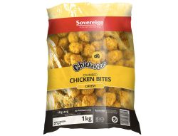 6 x 1kg Crumbed Chicken Cheezy Bites