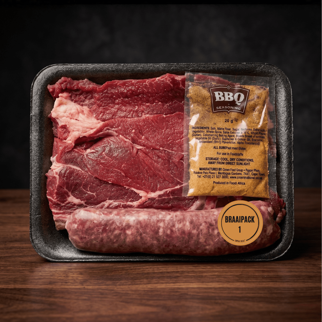 i*s様 Butcher ProductS Braaipack 1 (±370g) - Impala Vleis Brits™
