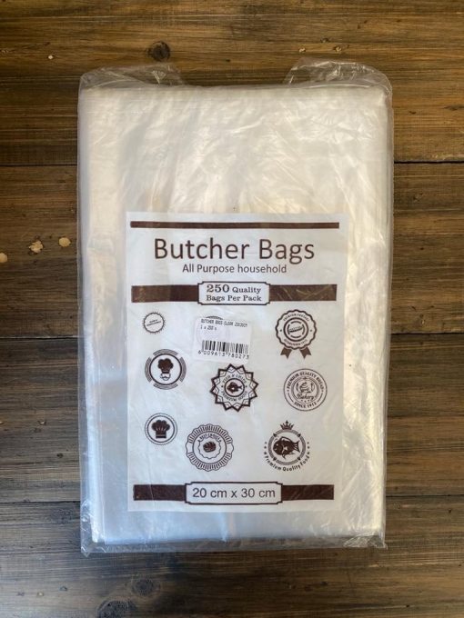 Butcher Bags Clear 20x30cm (250)