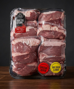 Beef Rump Tail Steak Bulk Pack (±3kg)