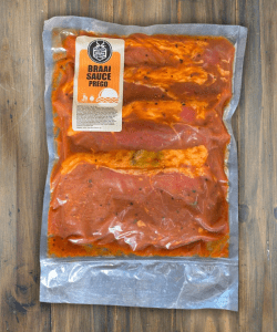 Beef Sirloin Prego Steaks - Signature Braai Sauce - 750g