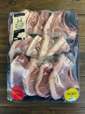 Pork Rib Chops Bulk Pack (3 x 4), Fresh/Frozen (±2.4kg)