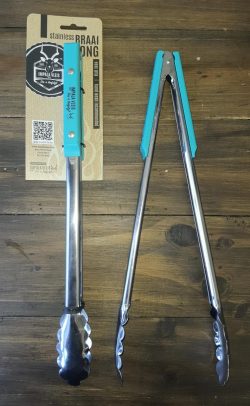.Impala Stainless Braai Tong - Turquoise x 1