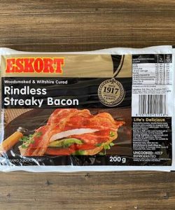 Bacon - Eskort Streaky, Chilled (200g)