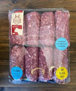 .Beef Mince Topside Steak Bulk Pack (8x400g)