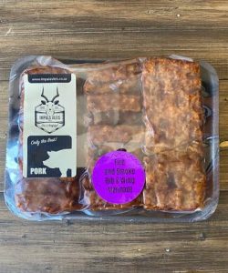 Marinated Boneless Pork Rib Burgers x 6 (750g)