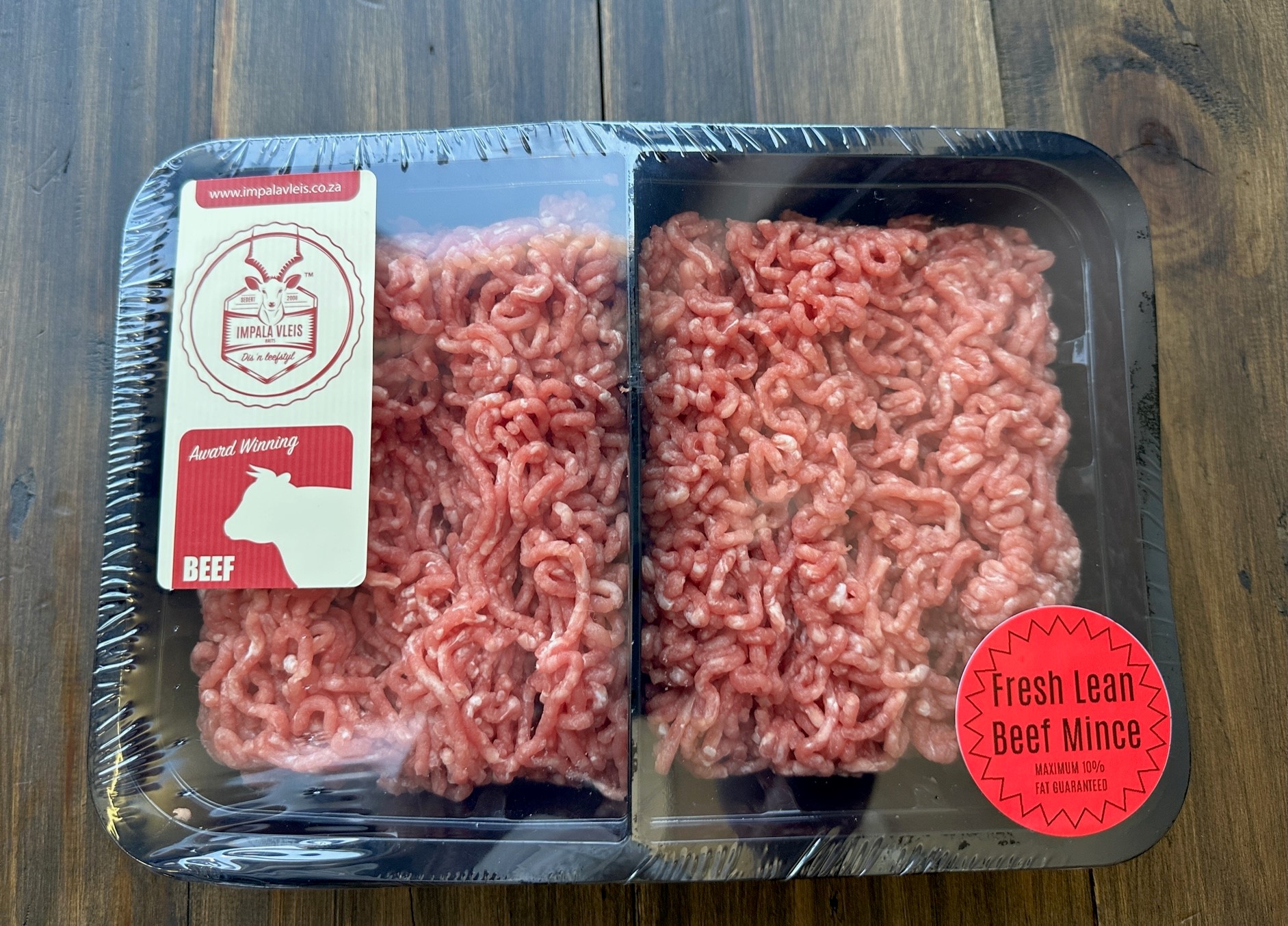 Beef Lean Mince 1kg Impala Vleis Brits 
