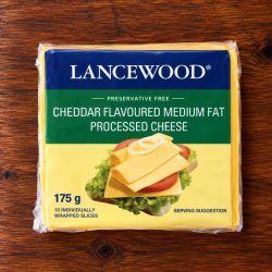 Cheddar Processed Cheese Slices