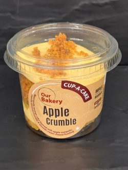 Cup-a-Cake: Apple Crumble x 1