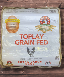 Toplay Grain Fed Eggs XL (30’s)