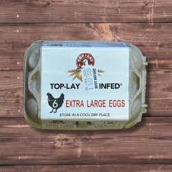 Toplay Grain Fed Eggs XL (6’s)