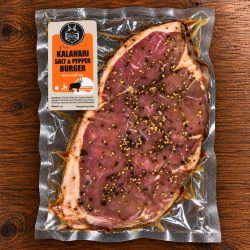 Beef Rump Slice - Kalahari Salt, Pepper & Olive Oil (1 x 700g)