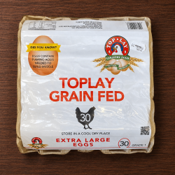Toplay Grain Fed Eggs XL (30’s)