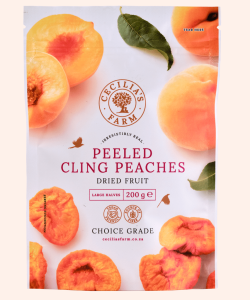 Cecilia's Farm Peeled Cling Peaches (200g)