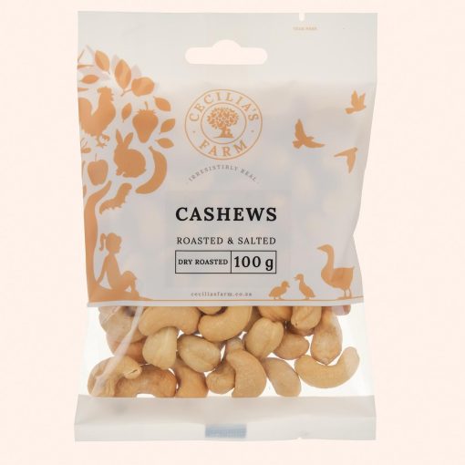 Cecilia's Farm Cashews Roasted & Salted (100g)