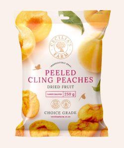 Cecilia's Farm Peeled Cling Peaches (250g)