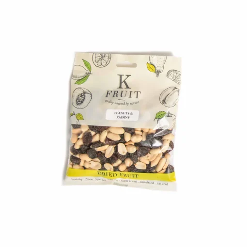 K Fruit Peanuts & Raisins 250g