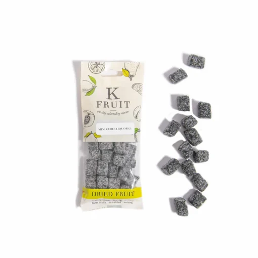 K Fruit Mini Cubes Liquorice