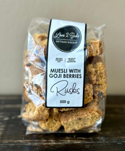 Love2Bake Muesli with Goji Berries Rusks 500g