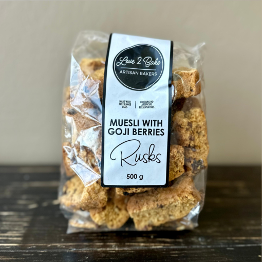 Love2Bake Muesli with Goji Berries Rusks 500g