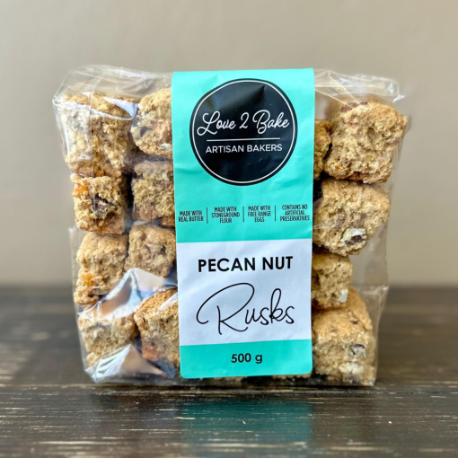 Love2Bake Pecan Nut Rusks 500g