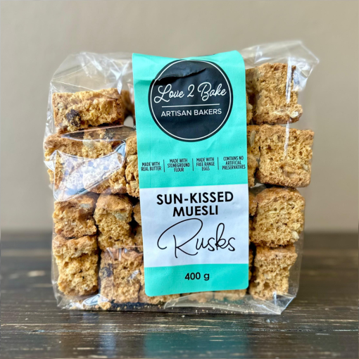 Love2Bake Sun-Kissed Muesli Rusks 400g
