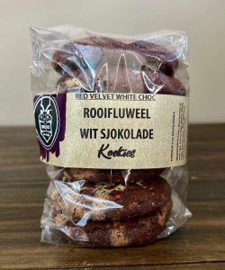 Impala Rooifluweel & Wit Sjokolade Koekies (250g)