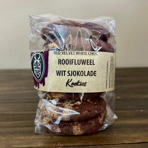 Impala Rooifluweel & Wit Sjokolade Koekies (250g)