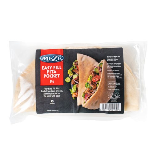 Mezé Easy Fill Pitas (5 Pockets)
