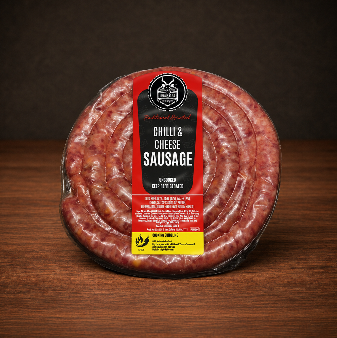 Smoked Chilli & Cheese Sausage (400g)