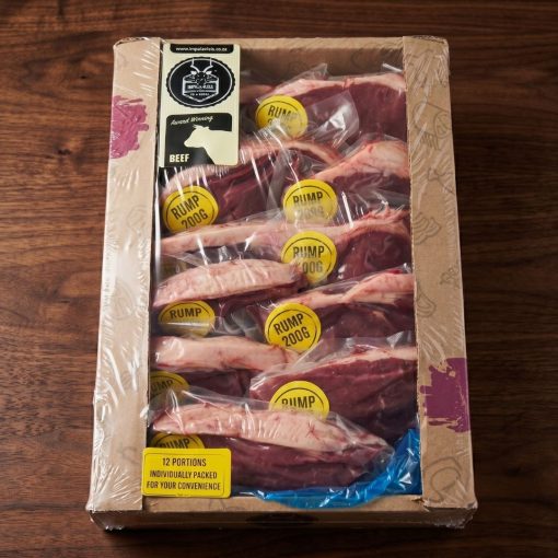 Box D Cut Rump Beef Rump Steak Box (±2.4kg) - Impala Vleis Brits™