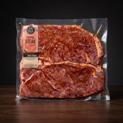 Beef Rump Slices with Pepper Steak Rub (2 x 500g)