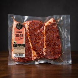 Beef Sirloin Slices with Pepper Steak Rub (4 x 250g)