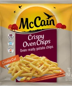 McCain Crispy Oven Chips Crinkle Cut 750g