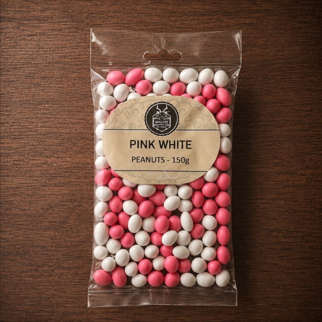 Impala Pink & White Peanuts 150g
