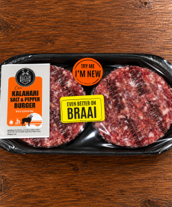 Burger Patties - 4 x 100g Kalahari Salt & Pepper
