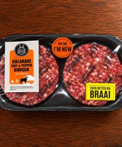 Burger Patties - 4 x 165g Kalahari Salt & Pepper