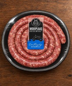.Dun Mooiplaas Boerewors - Thin Sheep Casing (400g)